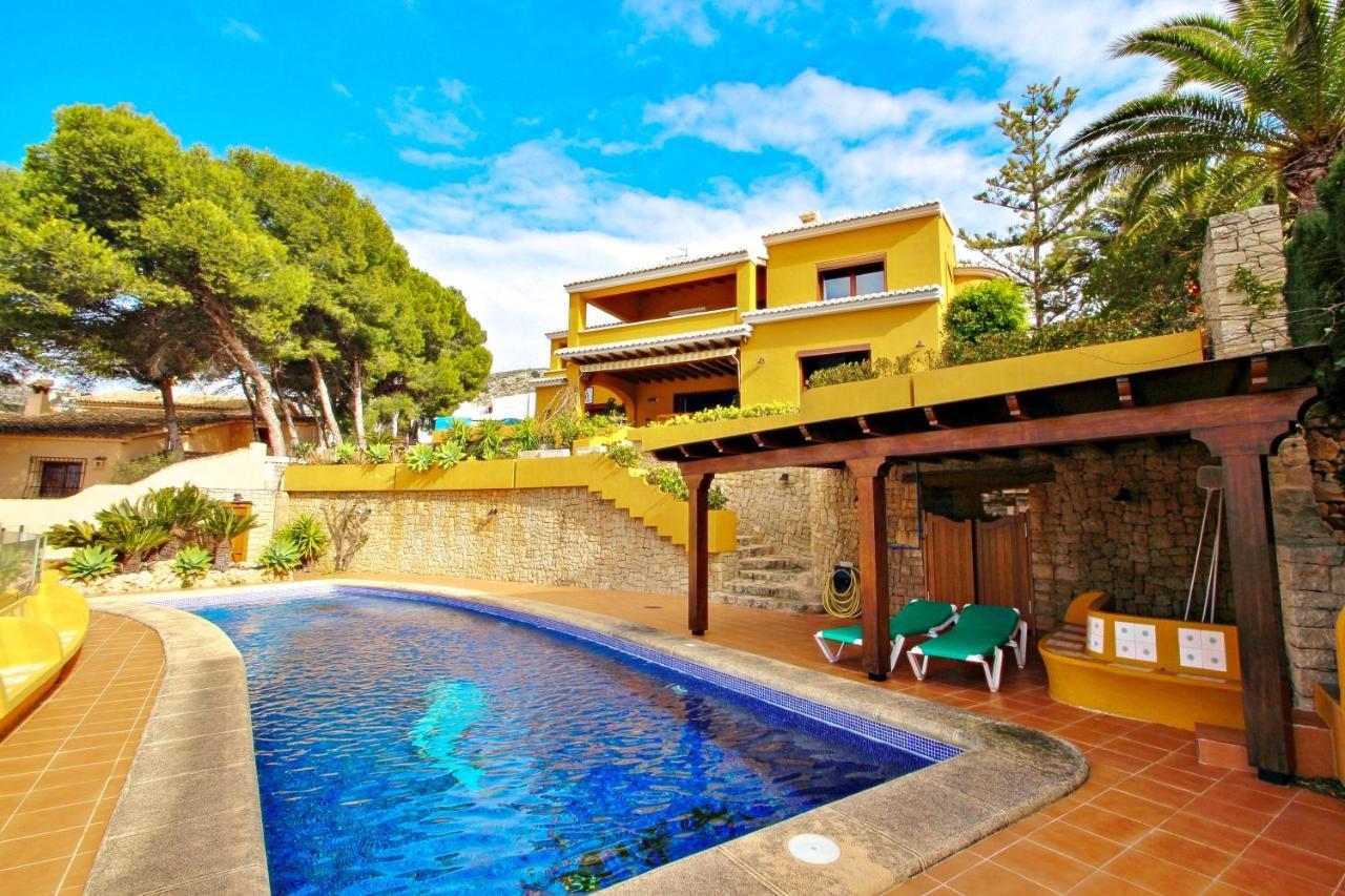 El Portet - Beachfront Holiday Home With Private Pool In 莫莱拉 外观 照片