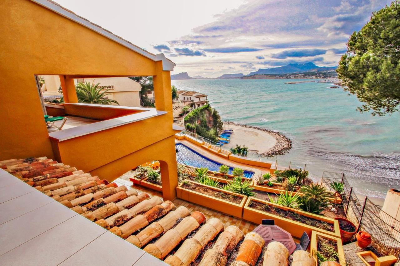 El Portet - Beachfront Holiday Home With Private Pool In 莫莱拉 外观 照片