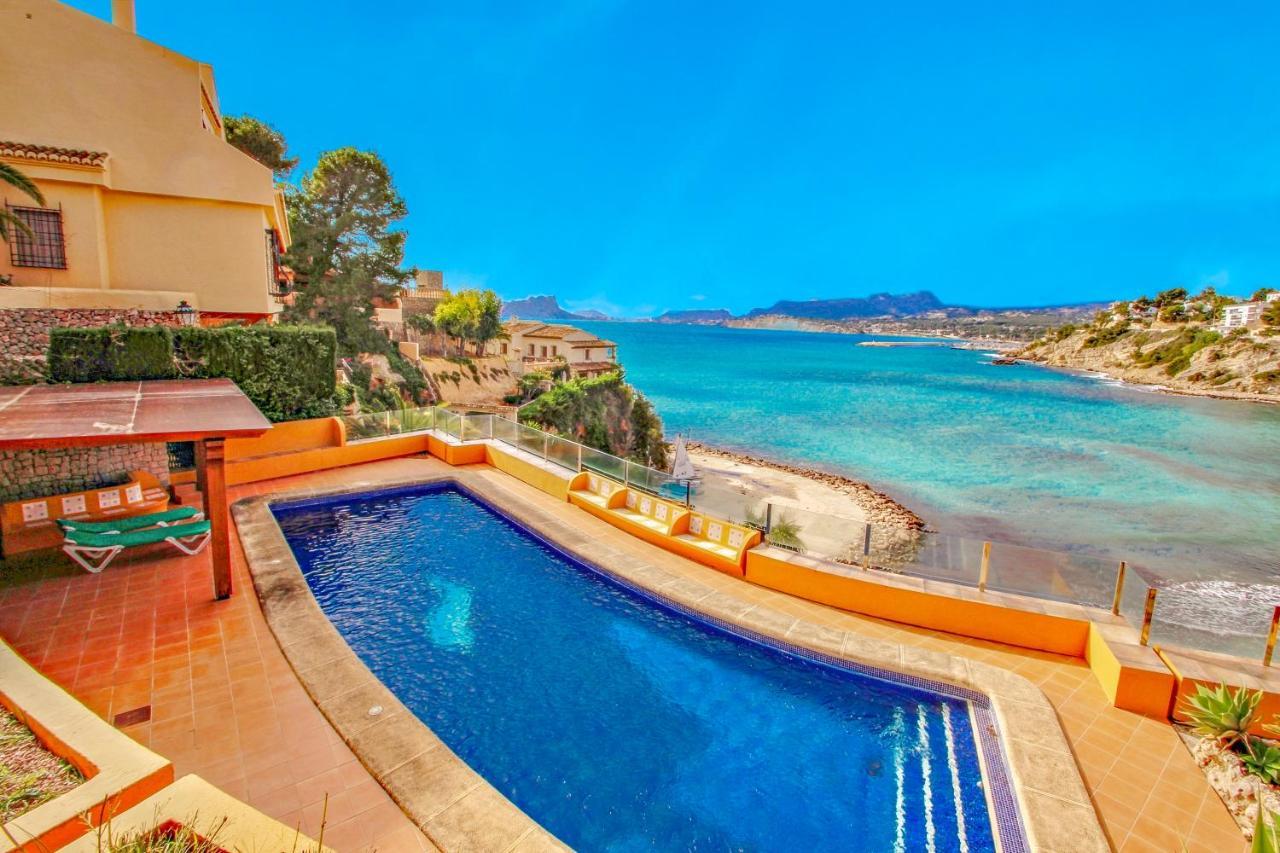 El Portet - Beachfront Holiday Home With Private Pool In 莫莱拉 外观 照片