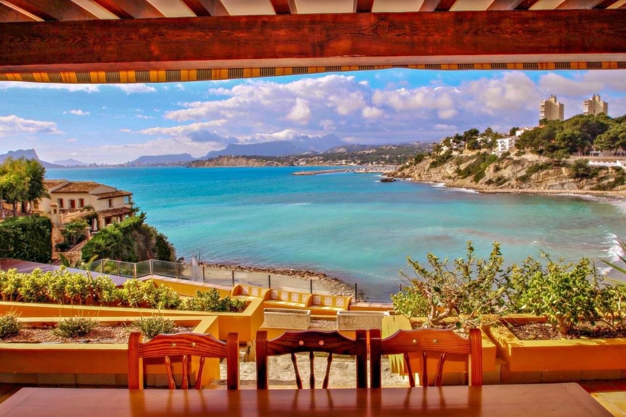 El Portet - Beachfront Holiday Home With Private Pool In 莫莱拉 外观 照片