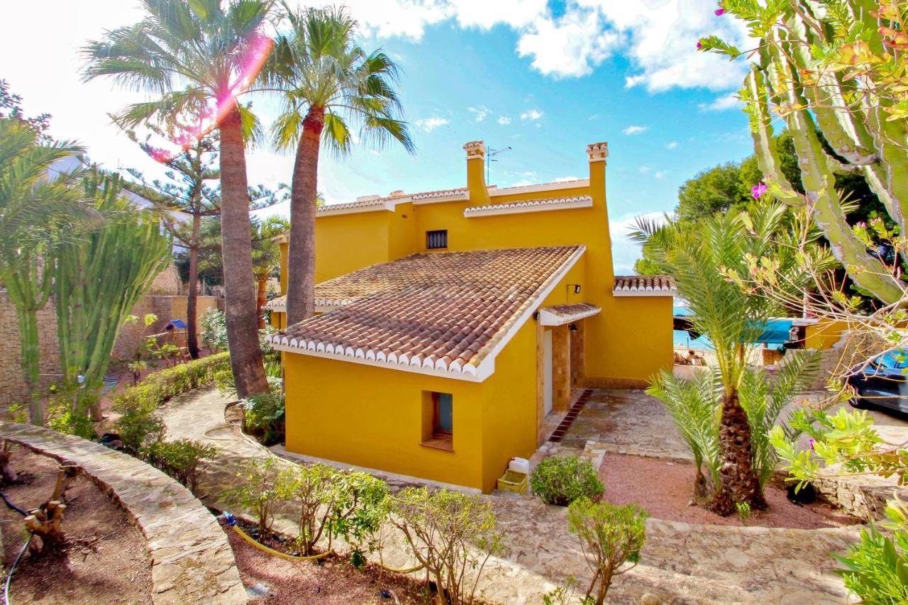 El Portet - Beachfront Holiday Home With Private Pool In 莫莱拉 外观 照片